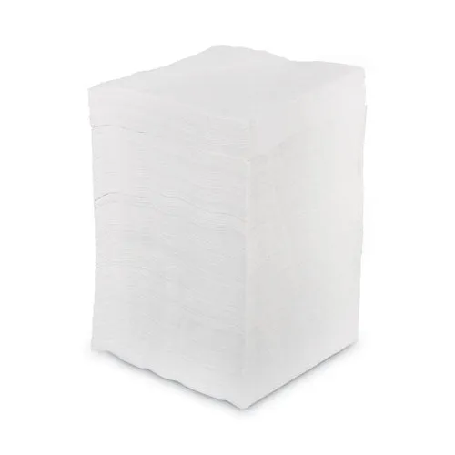 1/4-fold Lunch Napkins, 1-ply, 12" X 12", White, 6000/carton