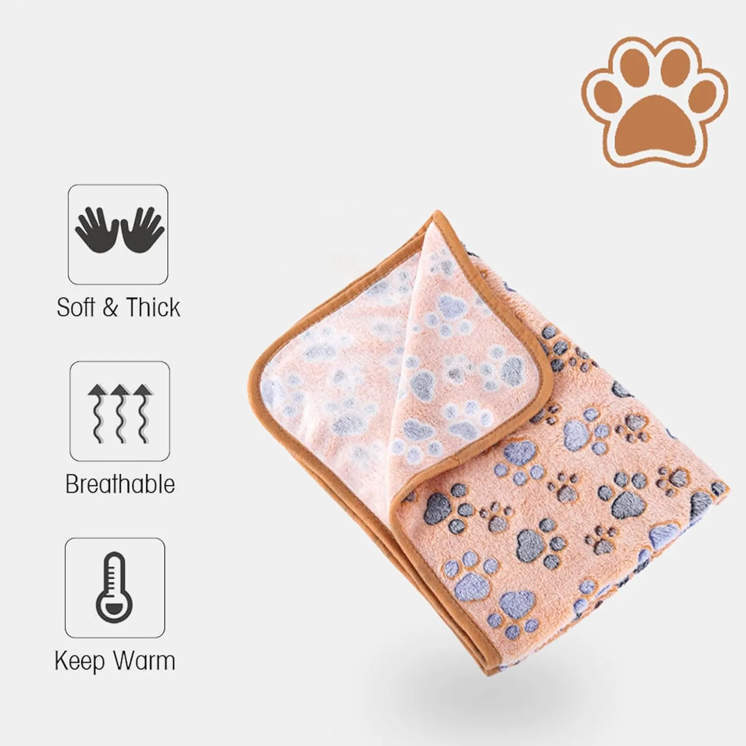 16"x24" Guinea Pig Fleece Blankets 6 Pieces Waterproof & Washable Small Animal Cage Liners Sleep Mat Bedding Pad for Hamster Chinchilla Rabbit Hedgehog (6Pcs-Style D, 16x24)