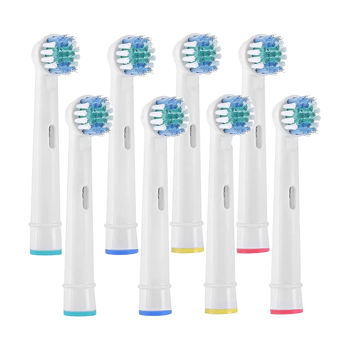 8 Pack Replacement Toothbrush Heads Compatible for Oral b Braun Electric Toothbrushes - Soft Bristles Brush Heads Refills for Rechargeable Toothbrushes