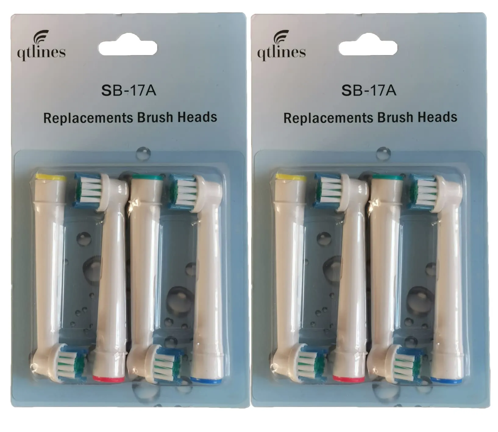 8 Pack Replacement Toothbrush Heads Compatible for Oral b Braun Electric Toothbrushes - Soft Bristles Brush Heads Refills for Rechargeable Toothbrushes