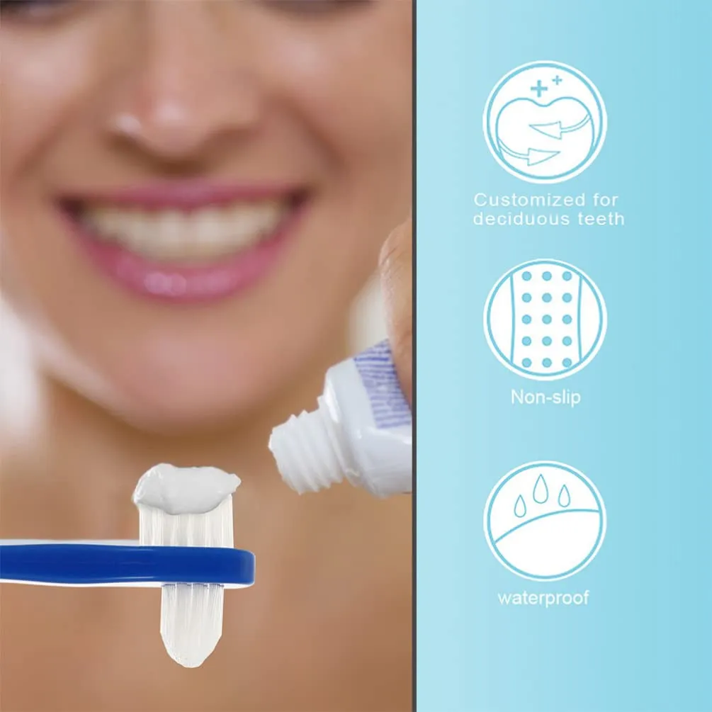 Artibetter Denture Dual Head Toothbrushes Hard Denture Cleaning Brush Denture Cleaning Brush False Teeth Brush Toothbrush for False Teeth Cleaning