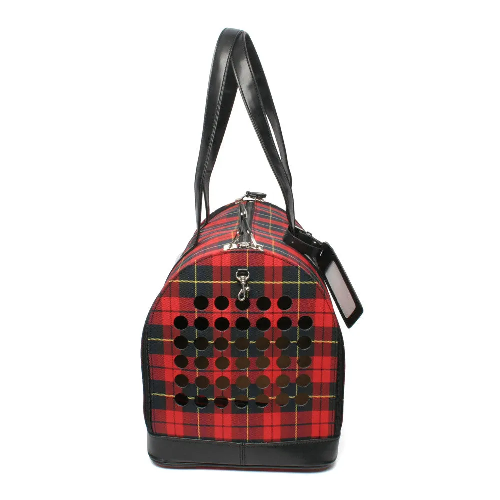 BARK n BAG RED PLAID DOG CARRIER
