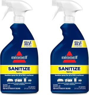 BISSELL PET Pretreat   Sanitize Formula, 22 oz. 2 Pack, 3128