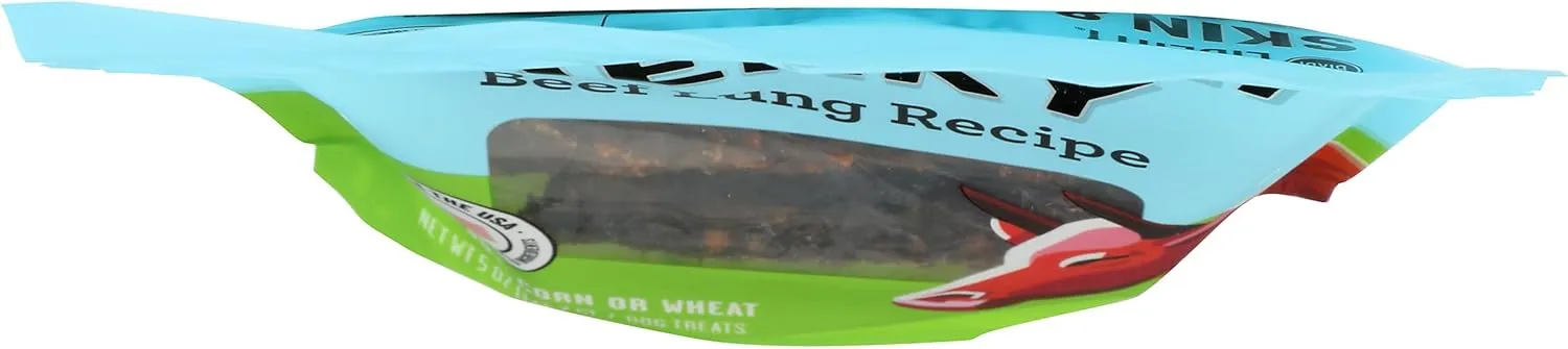 BIXBI Liberty Skin & Coat Support Beef Liver Jerky Dog Treats,5 oz-USA Made Grain Free Dog Treats-Antioxidant Rich to Support Shiny,Full Bodied Coats-High in Protein,Whole Food Nutrition,No Fillers