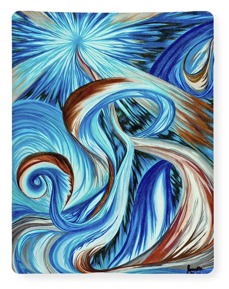 Blue Energy Burst - Blanket