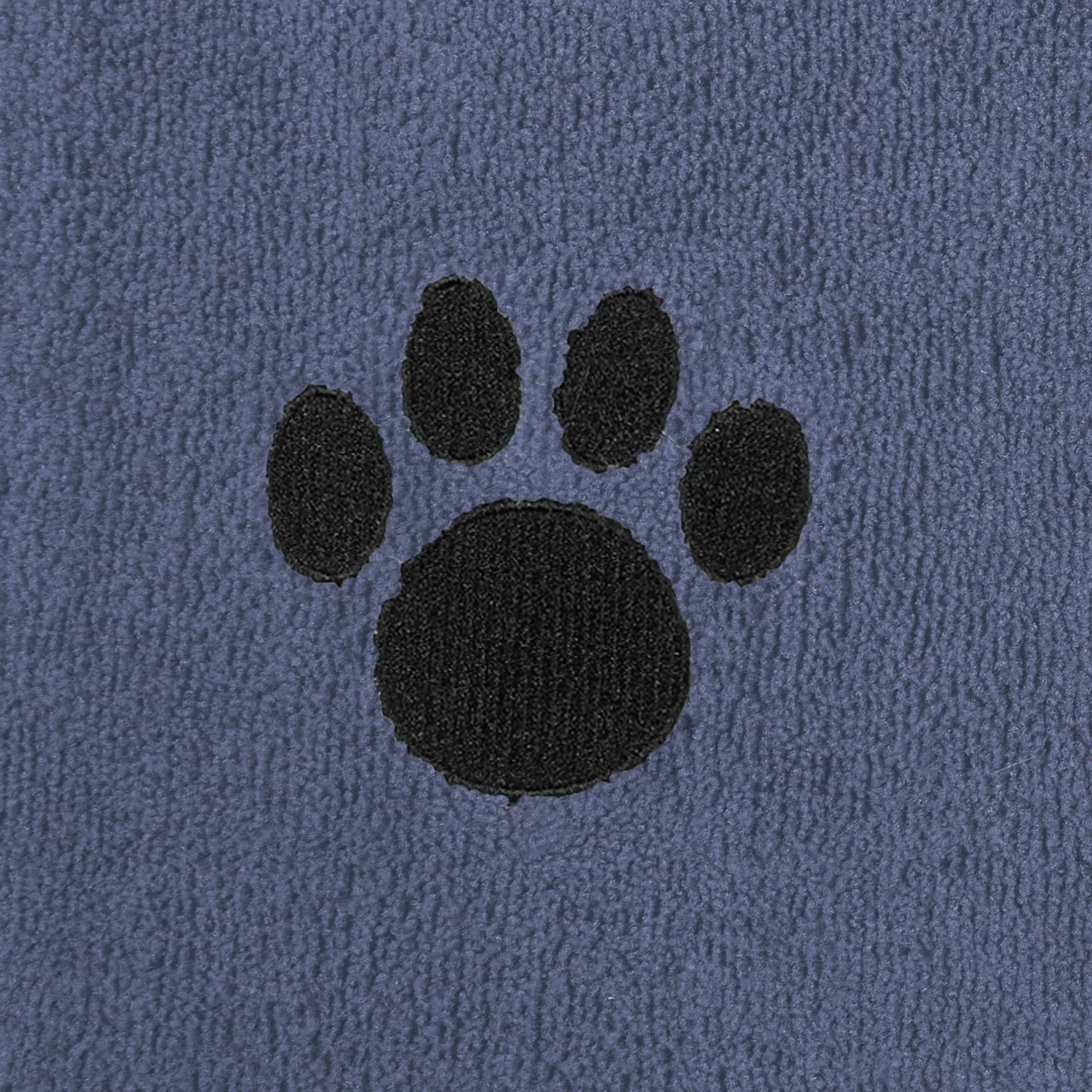Bone Dry Large Pet Towel, Absorbent Microfiber, Stonewash Blue, 41x23.5"