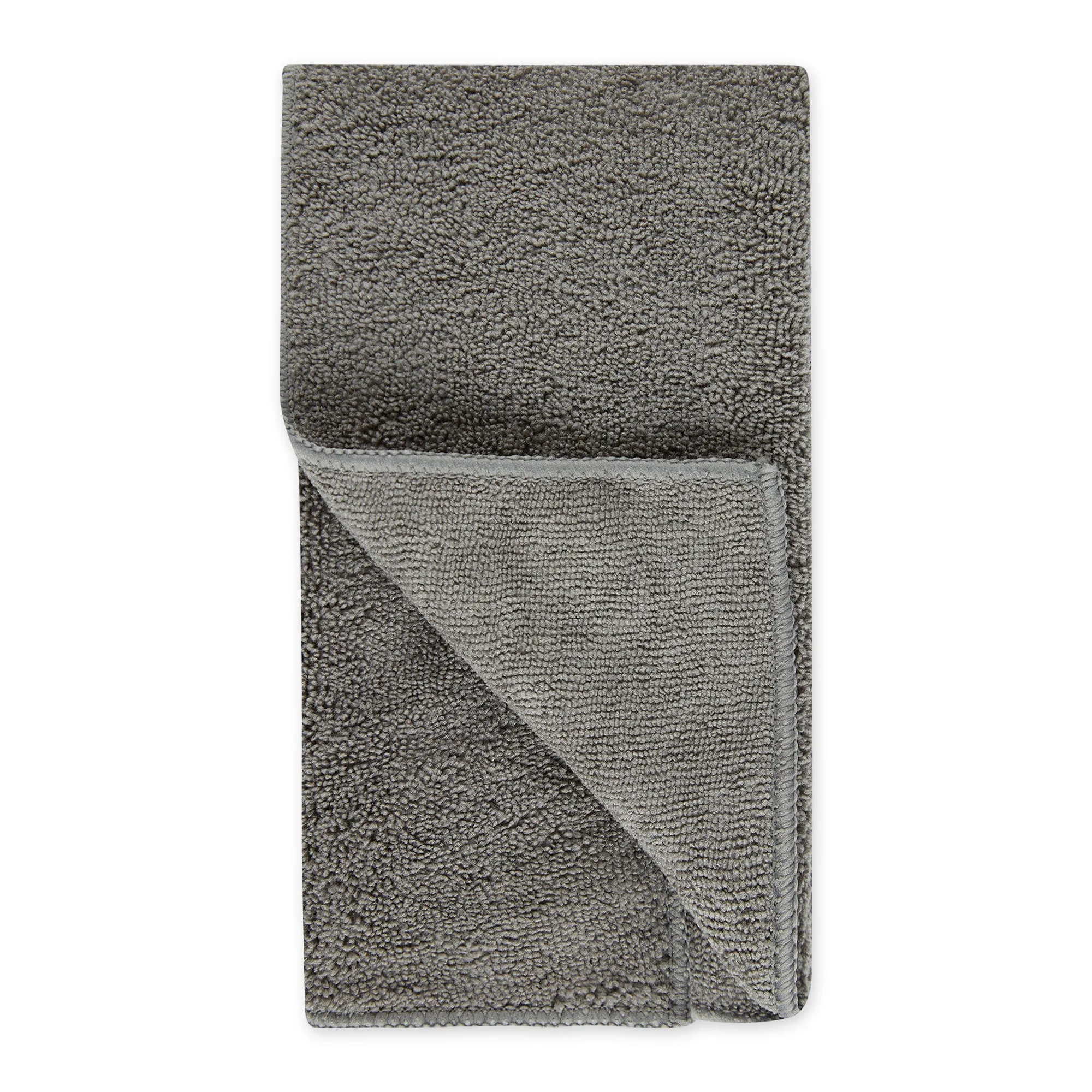 Bone Dry Small Pet Towel Set - 3 Pack - Embroidered Paw, Gray, 15x30"
