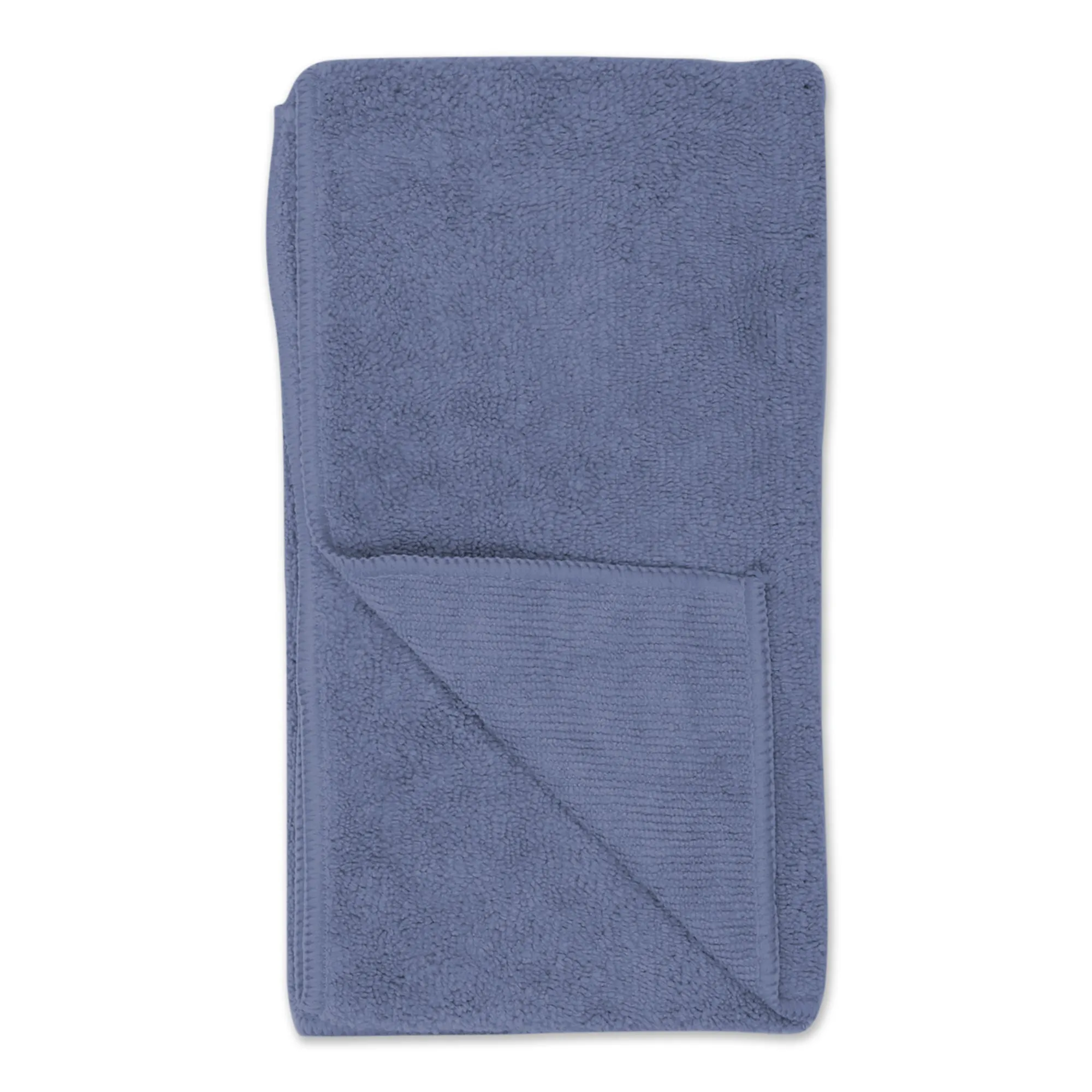 Bone Dry Small Pet Towel Set - 3 Pack - Embroidered Paw, Stonewash Blue, 15x30"