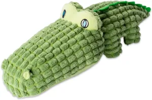 Bone Dry Squeaky Plush Pet Toy Collection, Plush, Alligator