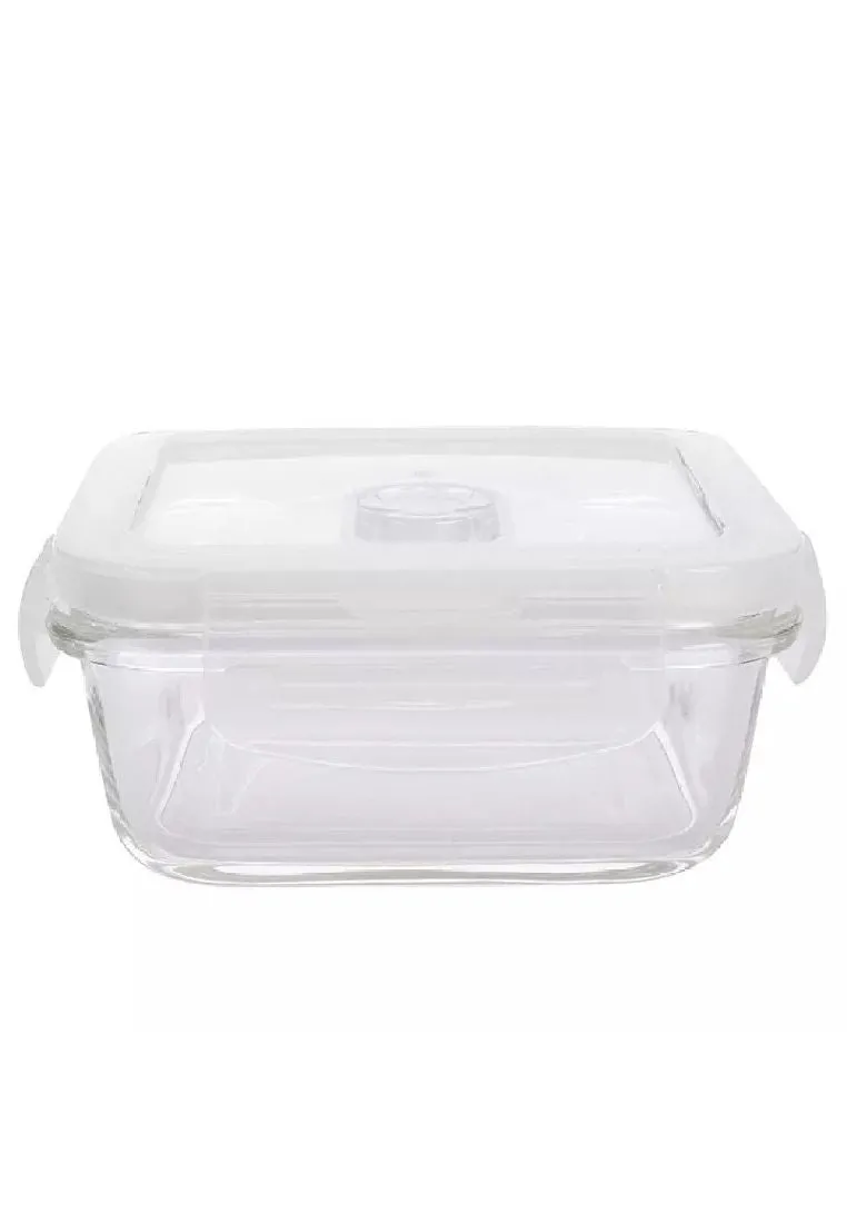 Borosilicate Glass Food Storage Container - Clear 570ml