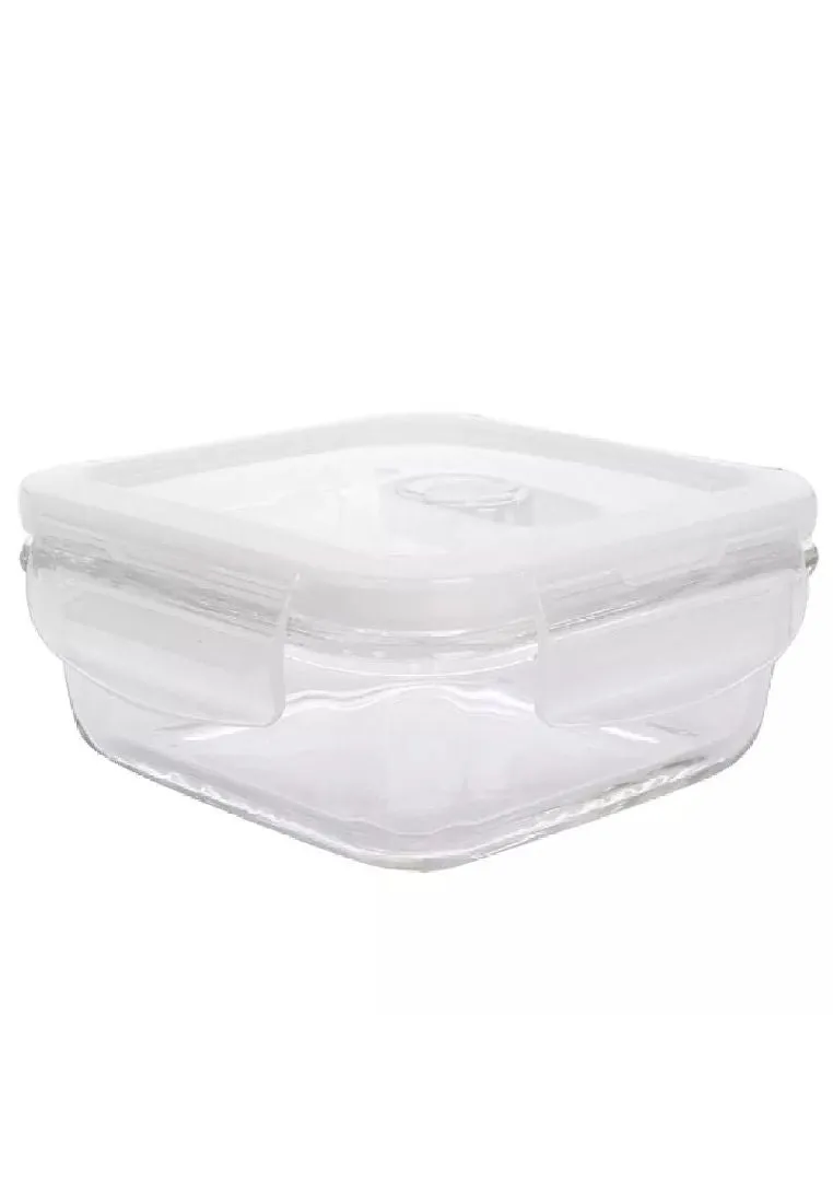 Borosilicate Glass Food Storage Container - Clear 570ml