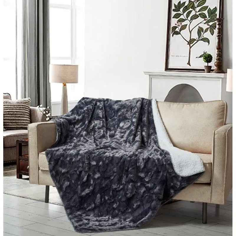 Brushed Slate Blanket