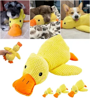 Calming Duck Plush Toy - Upgrade Mellow Dog Calming Duck for Aggressive Chewers