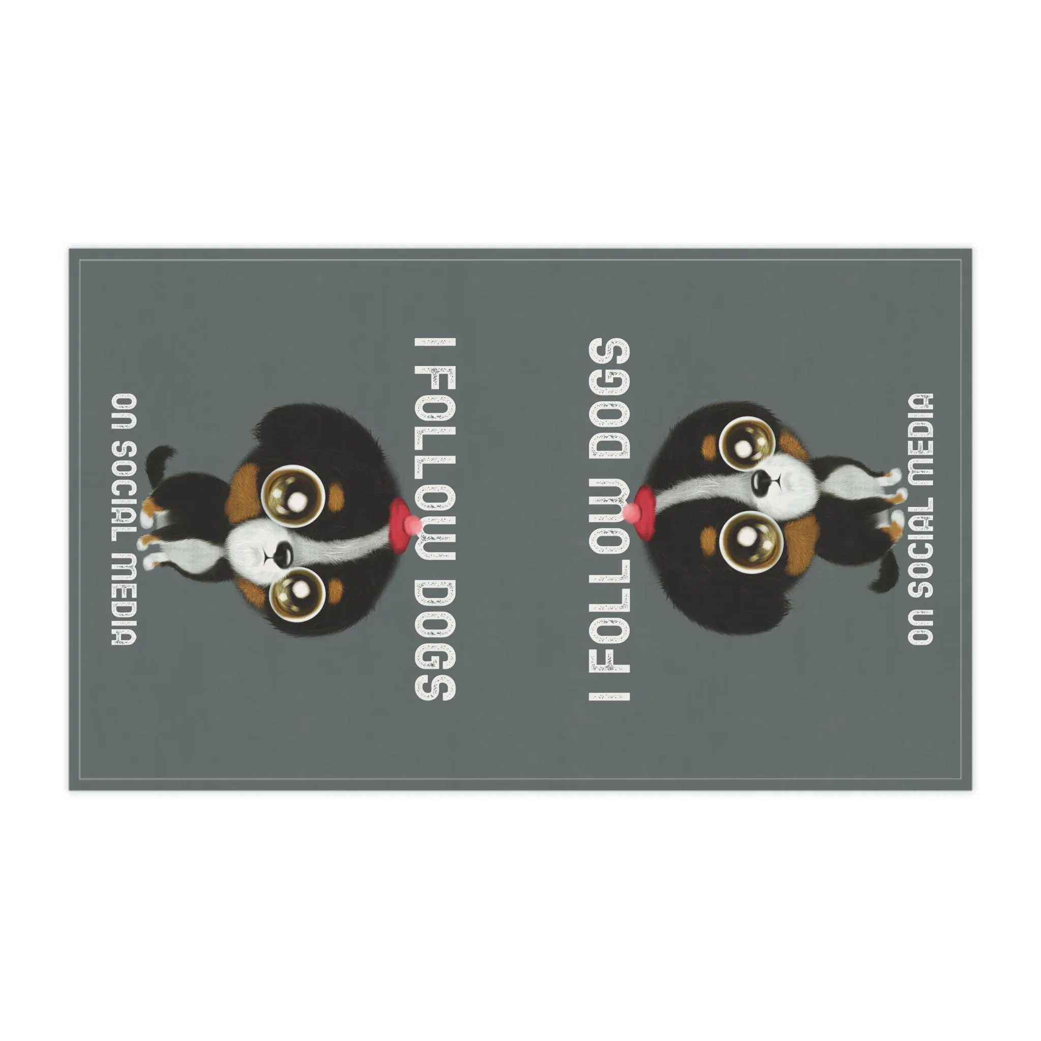 Cartoon Dog Tea Towels