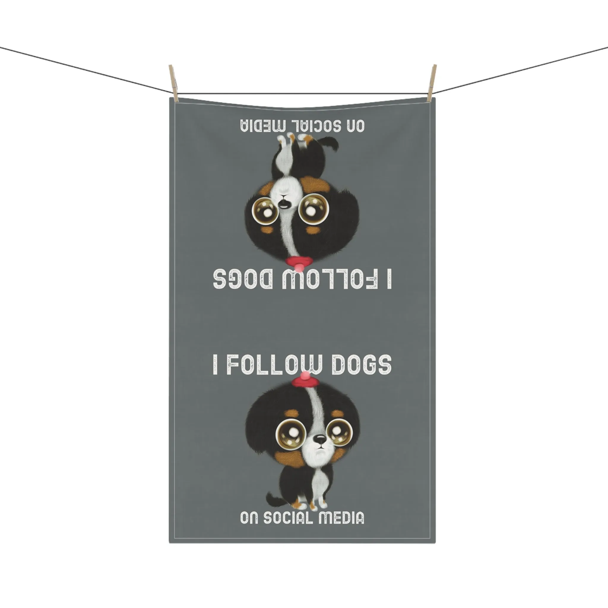 Cartoon Dog Tea Towels