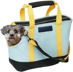 Cat Carrier for Small Dog Rabbit- Soft-Sided Collapsible Small Animal Travel Bag, Waterproof Lining, Breathable Mesh, Large Pockets - Lightweight Oxford Pet Tote Bag Carrier.