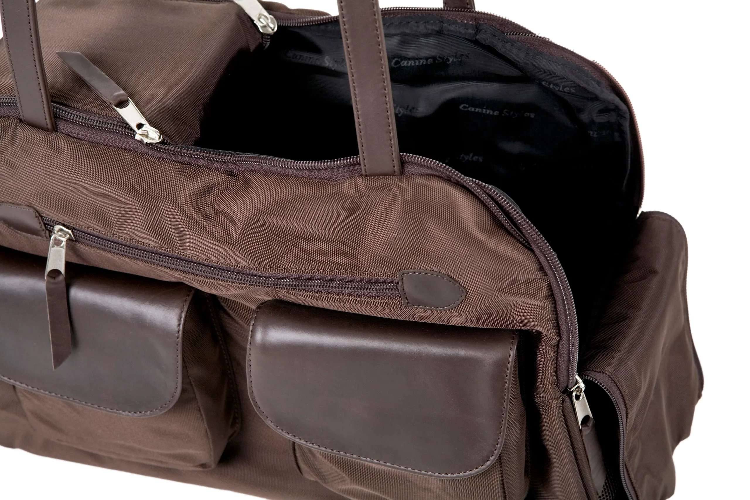 Dog Carrier - Cargo Carrier - Brown Nylon
