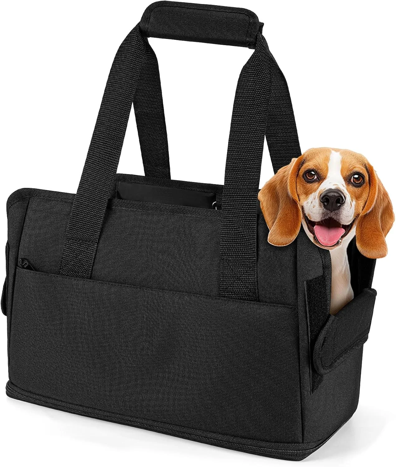 Dog Carrying Bag, Dog Purse Carrier for Small Dogs Sling Tote, Expandable Soft Pet Dog Carrier Bag for Under 15LB Cat Puppy, Dog Purses for Women Traveling or Gifts for Friends