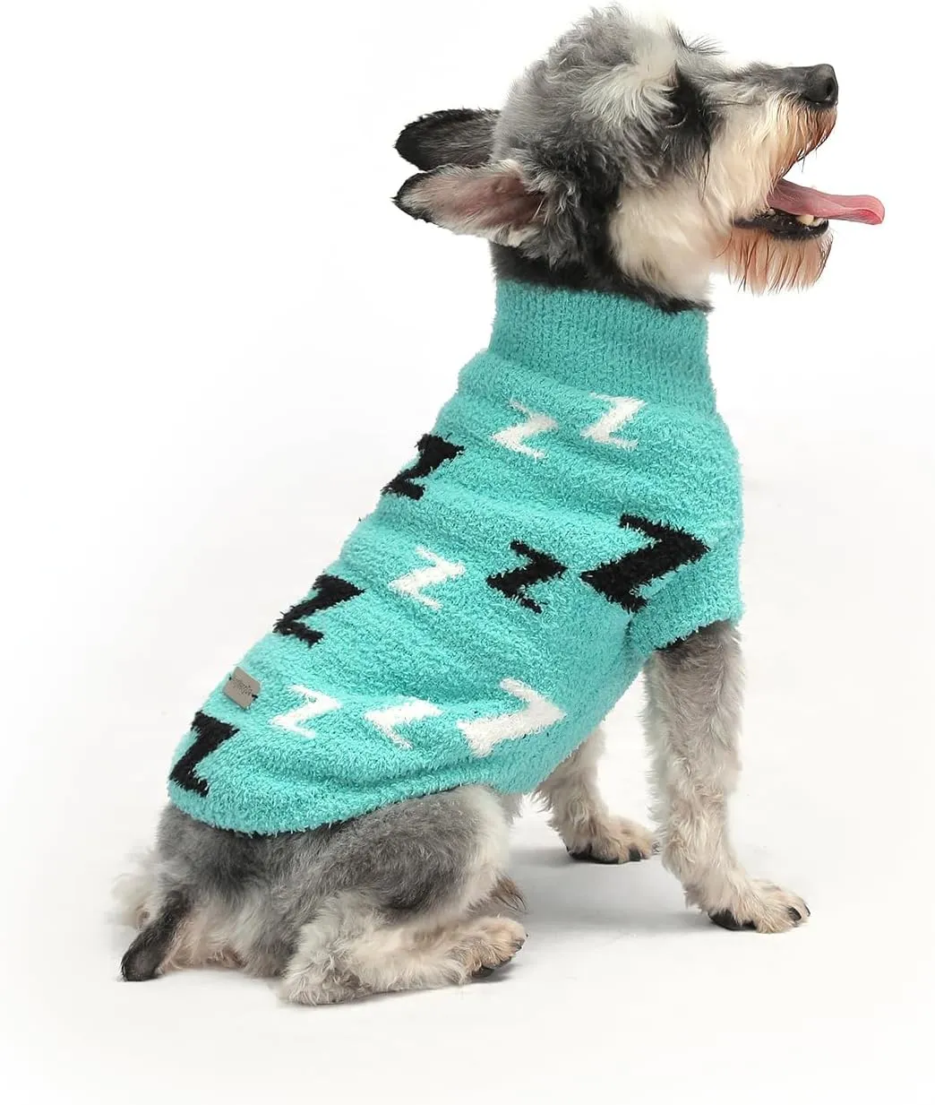Dog Sweaters for Small Dogs Girls Boys Cold Weather Cable Knitwear Thick Warm Outfits Dog Clothes for Chihuahua Bulldog Dachshund Pug Yorkie Schnauzer Cat Sweaters (Turquoise-XS)