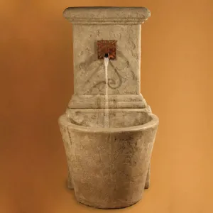 French Wall Fountain Fiore Stone
