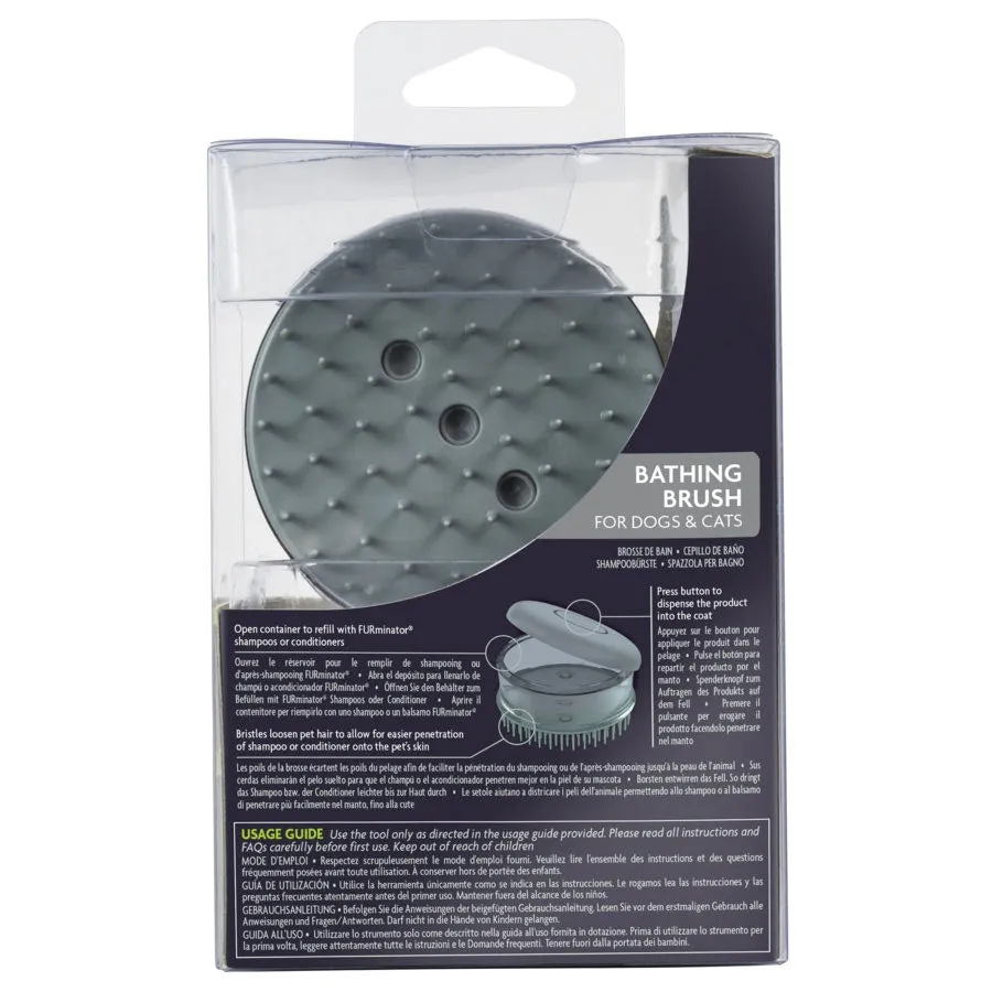 FURminator Dog & Cat Grooming Bathing Brush