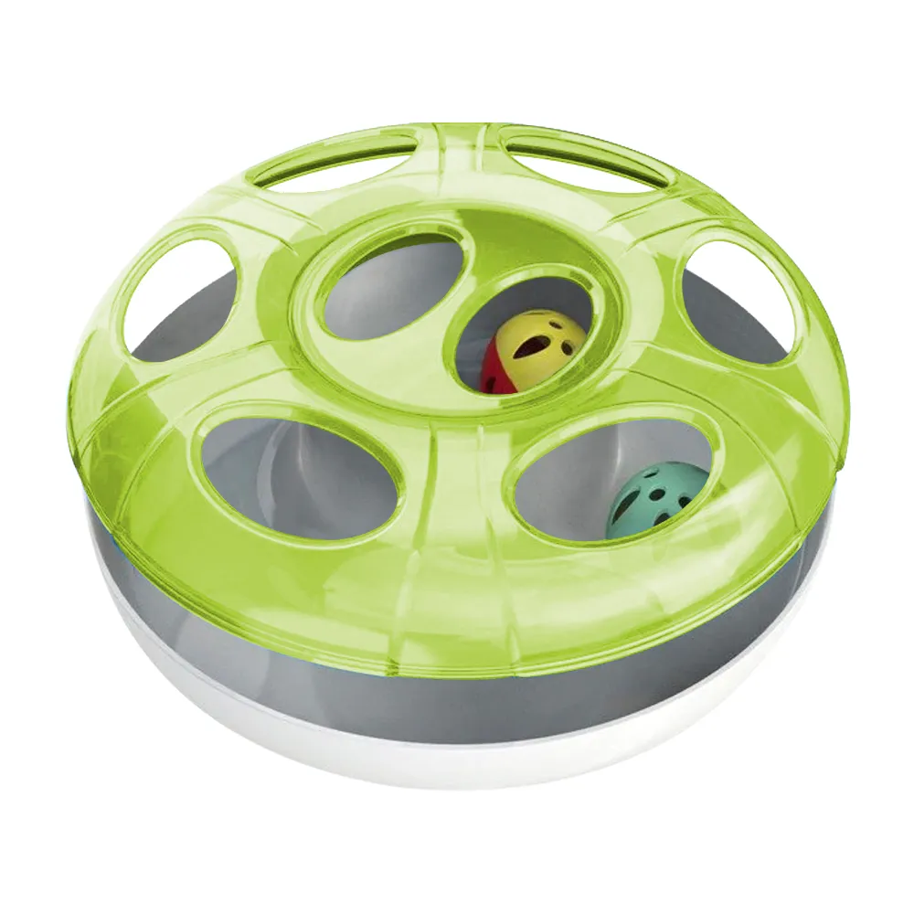 Georplast UFO Interactive Cat Toy - Green