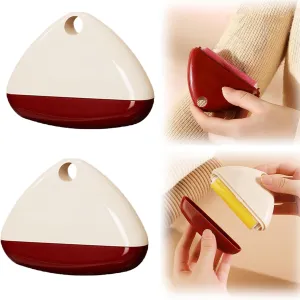 Good Life Lint Roller,Enjoy Lint Roller,Enjoy Sticky Roller,Enjoy Portable Lint Roller,Portable Washable Lint Roller, Triangular Double Color Washable Lint Roller Pet Hair Remover (White)