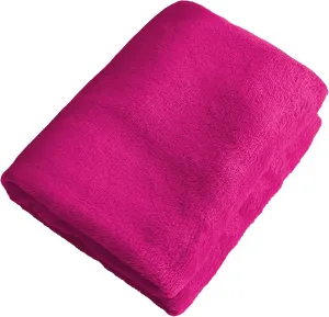 iMaylex Soft Puppy Flannel Fleece Blanket for Pet Dog Cat, Plush Microfiber, Cozy and Lightweight, Fuchsia, Pet, 19 x 27 inch (50 x 70 cm)