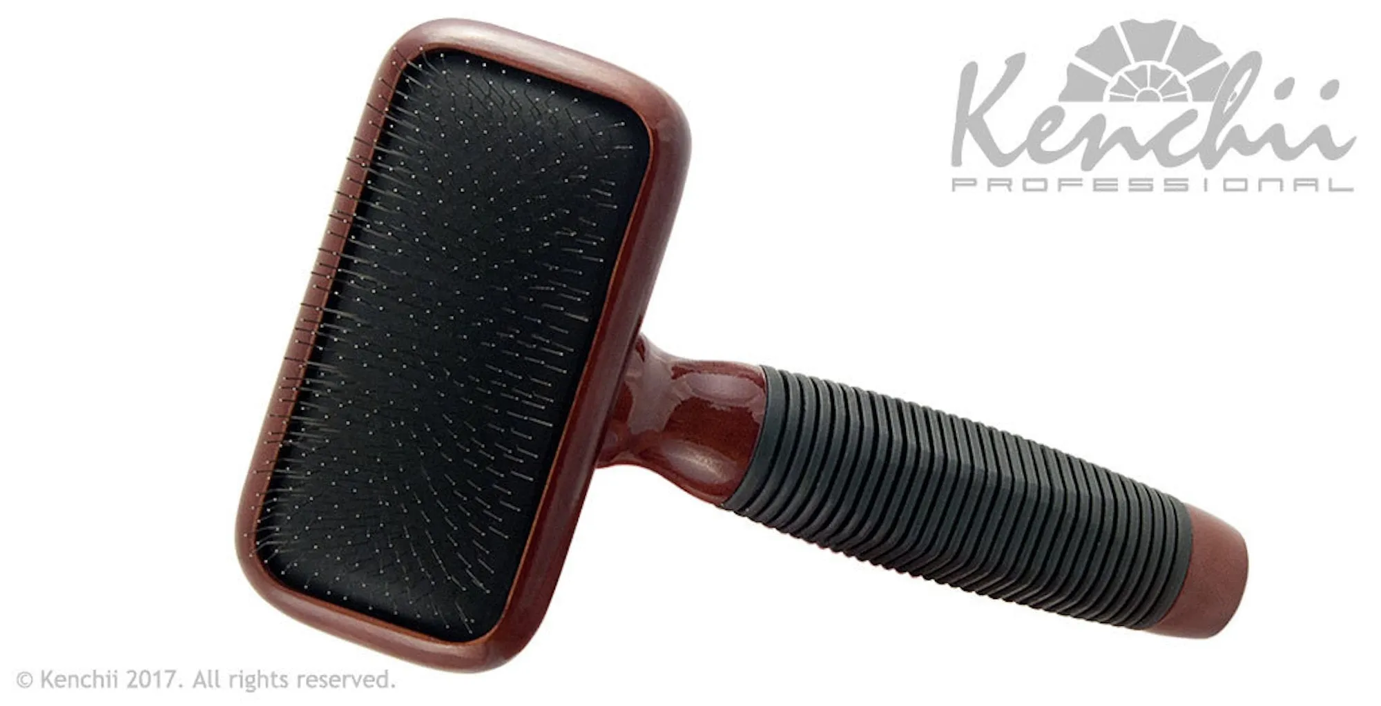 Kenchii Slicker Brush for Professional Dog Groomers Undercoat Removal - Choose Your Size