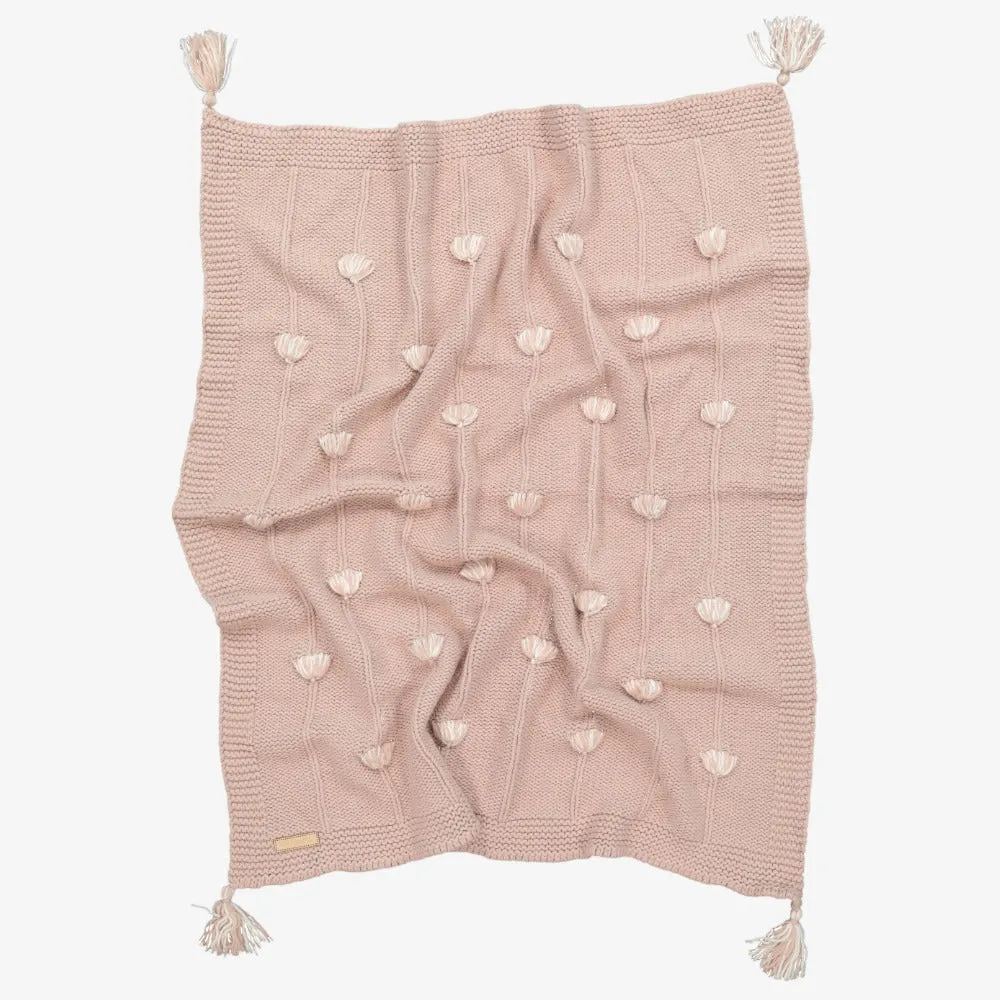 Knit Blanket - Soft Mauve