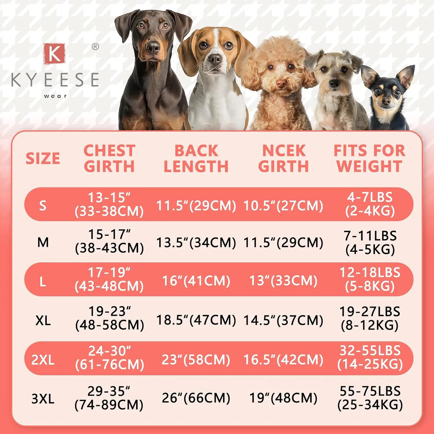 KYEESE 3Pack Dog Sweaters Dachshund Clothes Fleece Comfort Coats Pullover Soft Stretchy for Small Medium Dogs Male Boy Sweatshirt