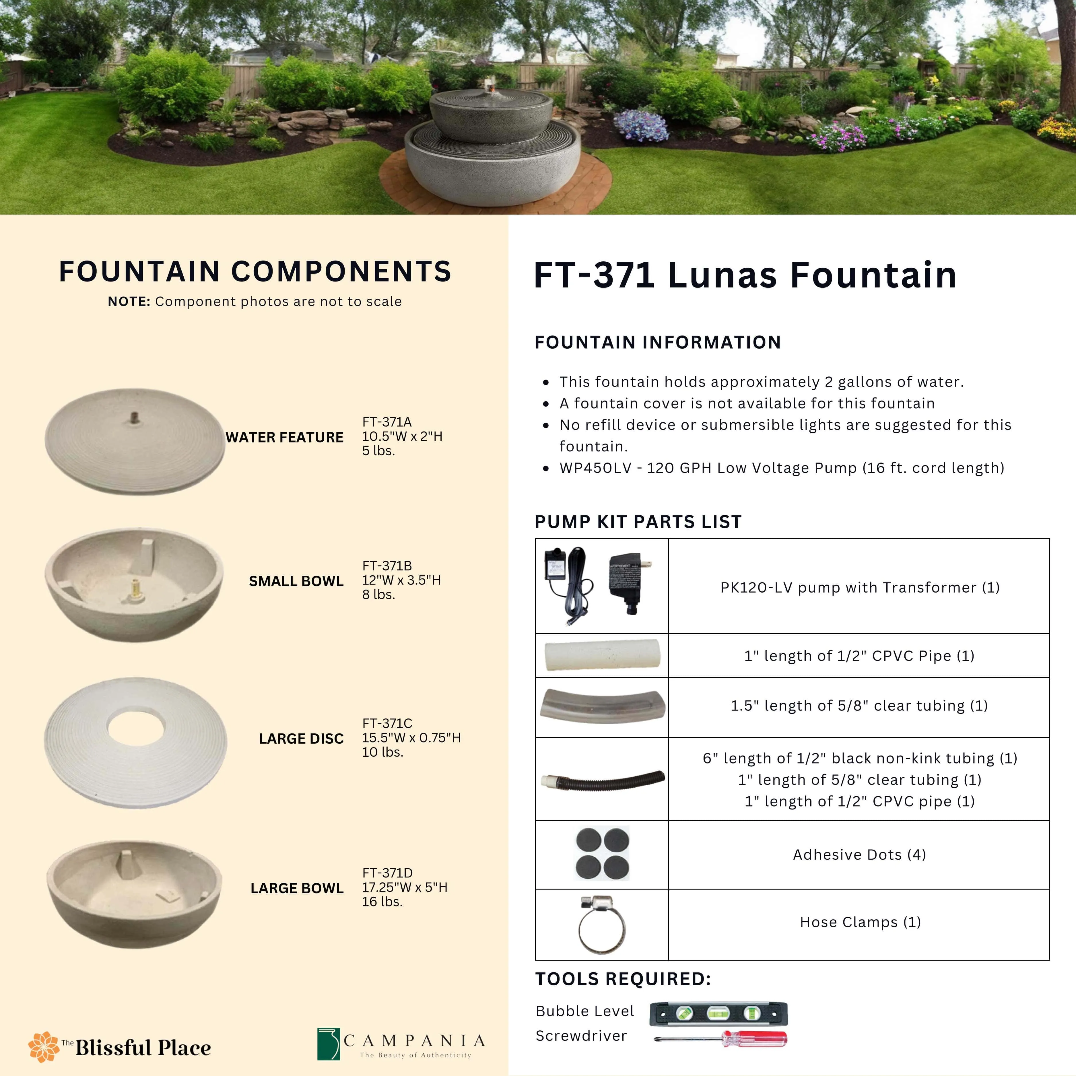 Lunas Fountain Campania International