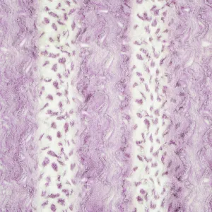 Luxe Cuddle® - Wild Lynx Ice Lavender Minky Yardage