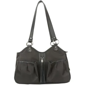 metro carrier - black sable leather trim