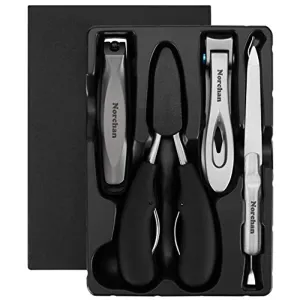 Norchan Large Nail Clippers Set, 3 Pcs Sharp Toenail and Fingernail Clippers for Men and Women (Premium, Big Size, Heavy-Duty Design)