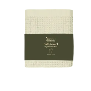 organic cotton bath towel ( natural beige )