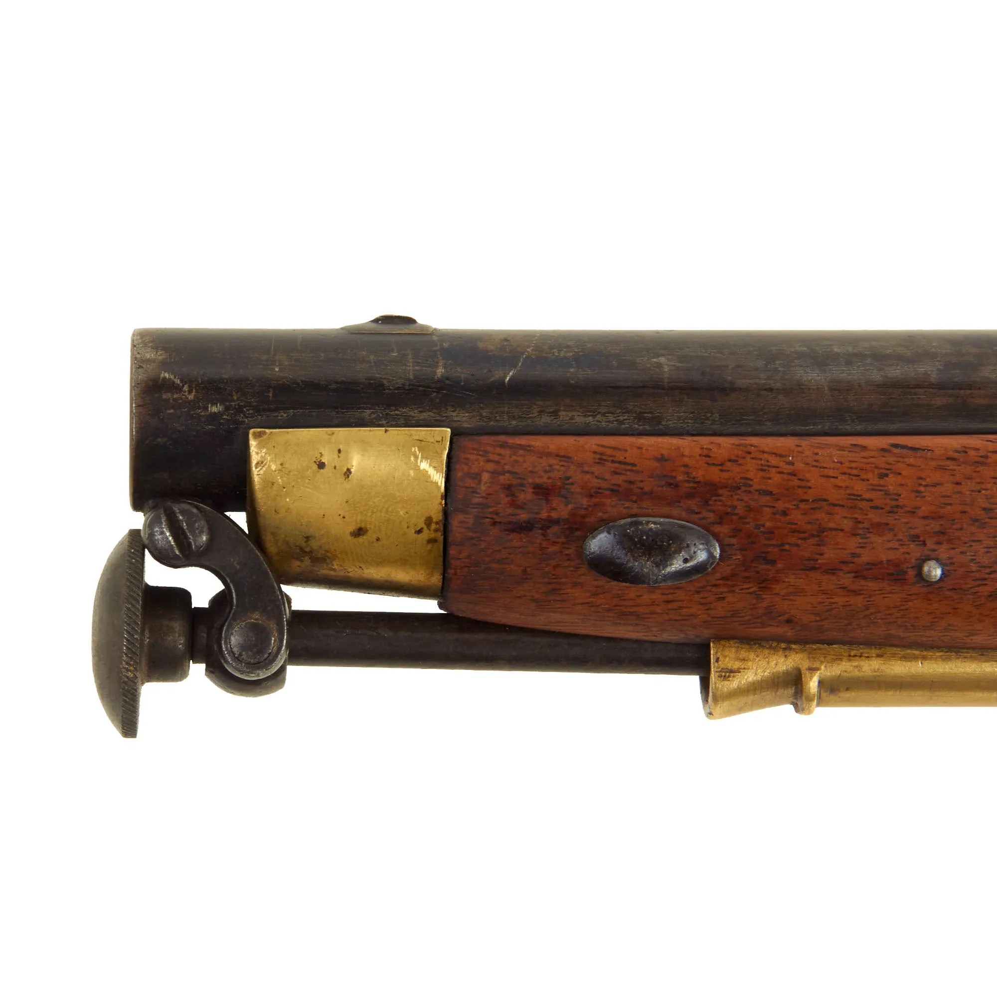 Original British Victorian Saddle Ring Percussion Cavalry Carbine marked to Royal 1st Devonshire Yeomanry Cavalry - dated 1844