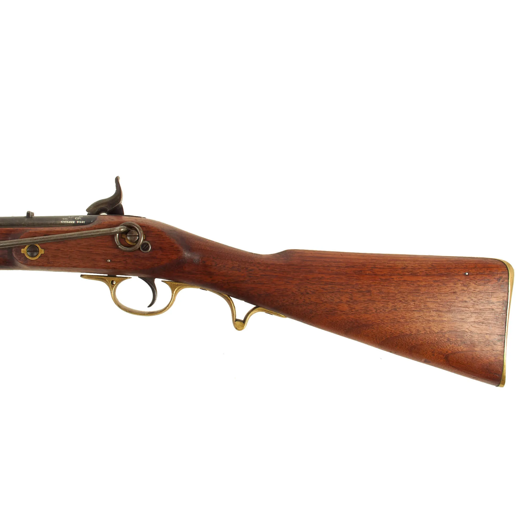 Original British Victorian Saddle Ring Percussion Cavalry Carbine marked to Royal 1st Devonshire Yeomanry Cavalry - dated 1844