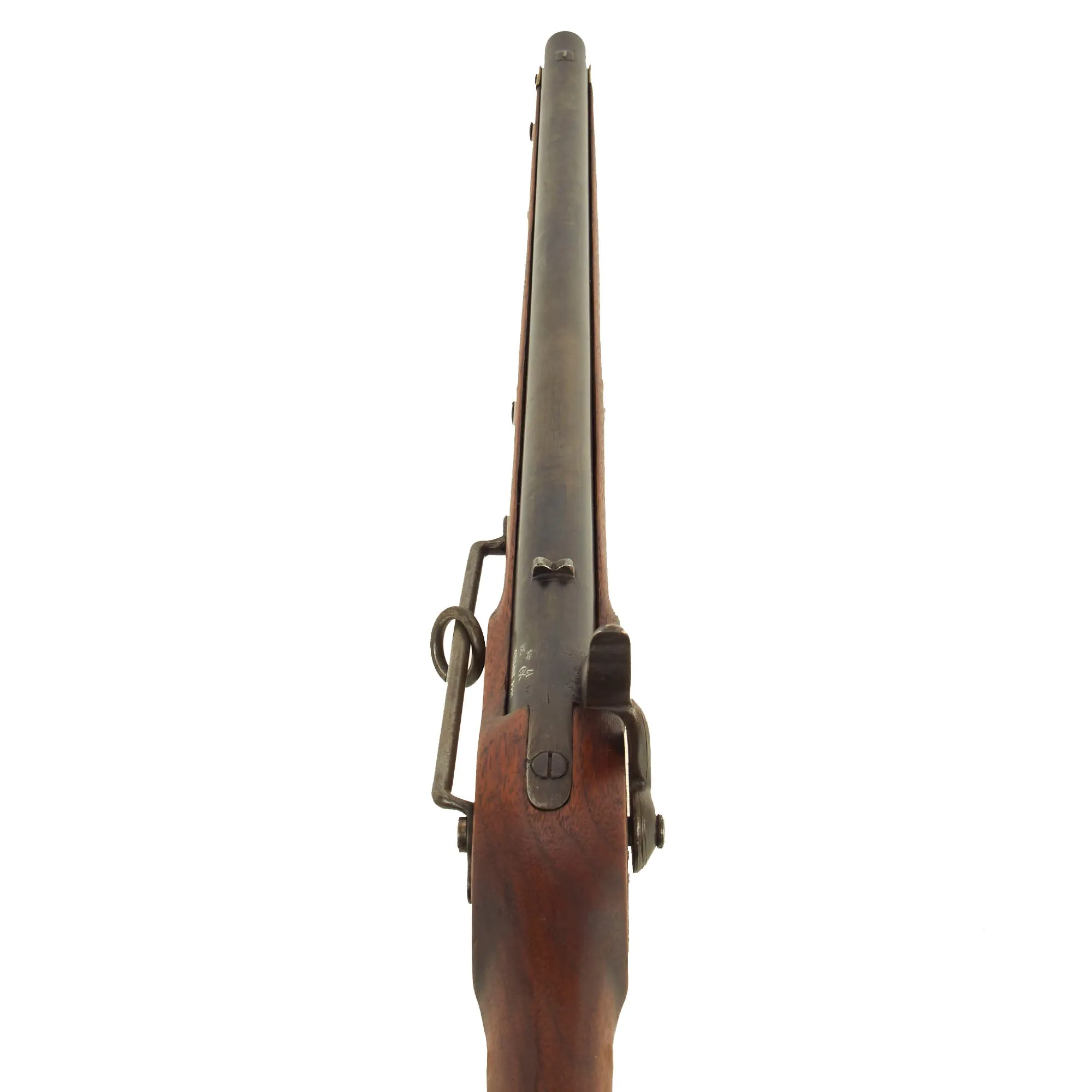 Original British Victorian Saddle Ring Percussion Cavalry Carbine marked to Royal 1st Devonshire Yeomanry Cavalry - dated 1844