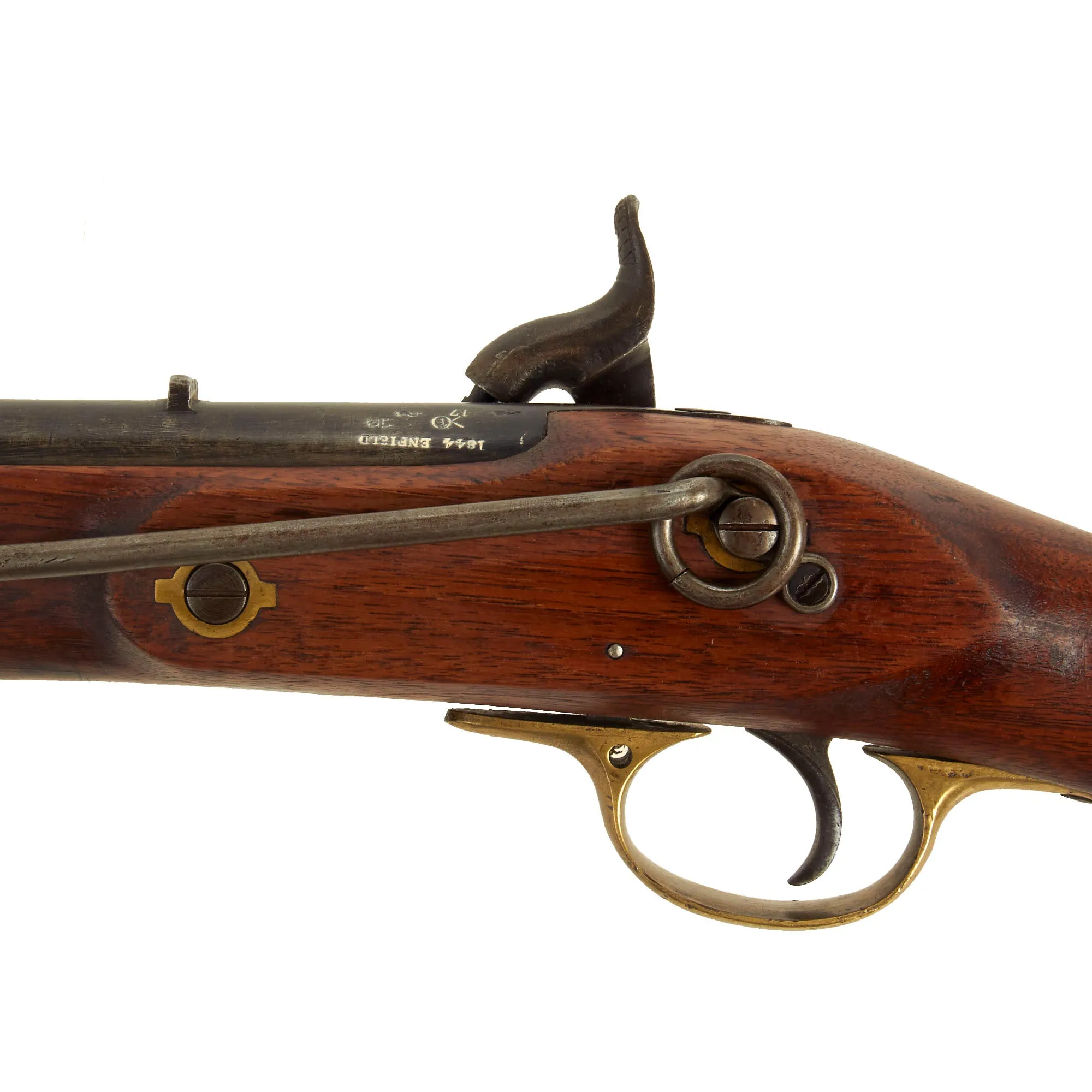 Original British Victorian Saddle Ring Percussion Cavalry Carbine marked to Royal 1st Devonshire Yeomanry Cavalry - dated 1844
