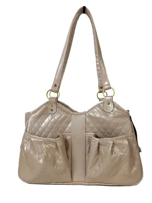 PETAL PINK QUILTED METRO DOG CARRIER
