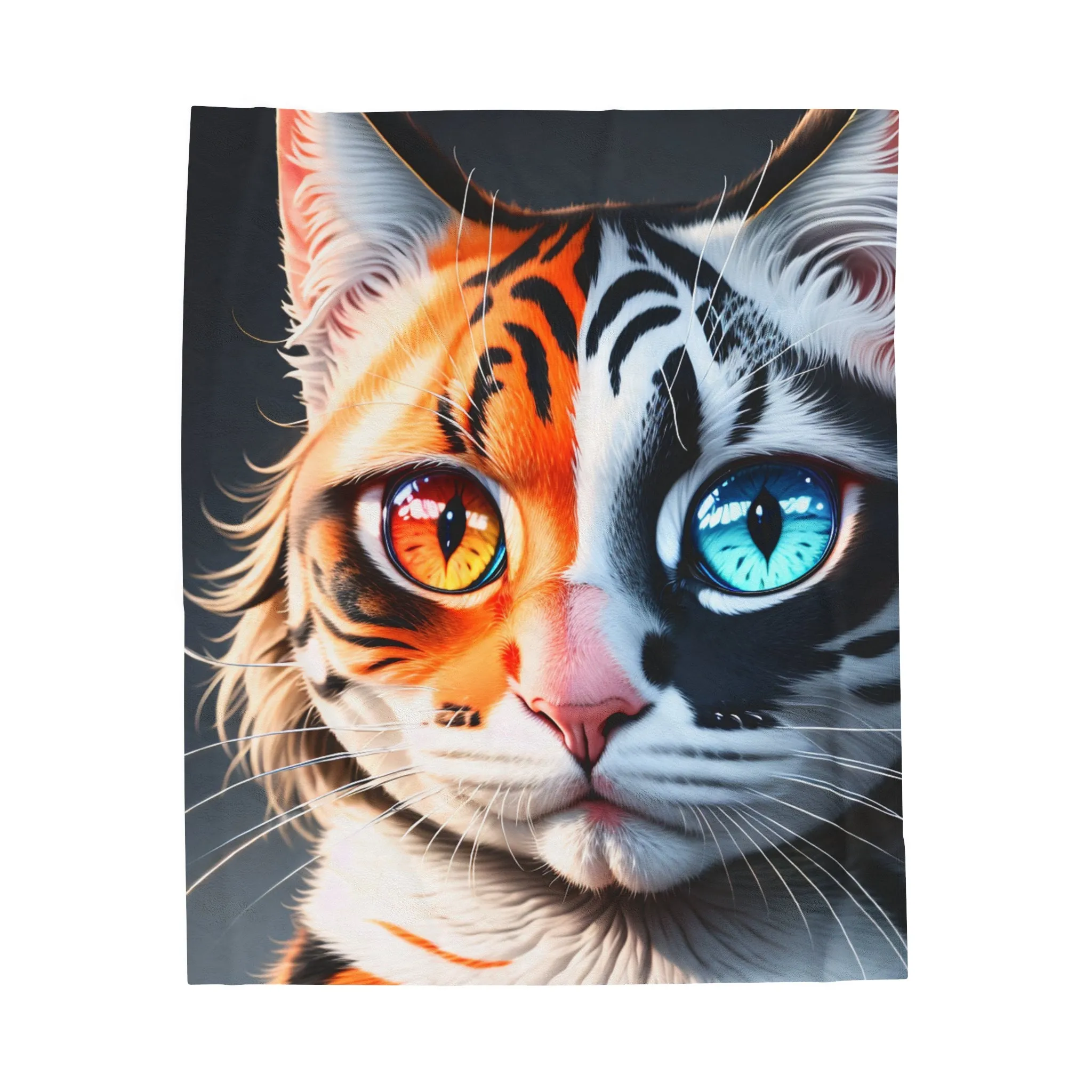 Ragamuffin Cat Velveteen Plush Blanket