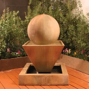 Small Oblique Fountain with Ball Gist
