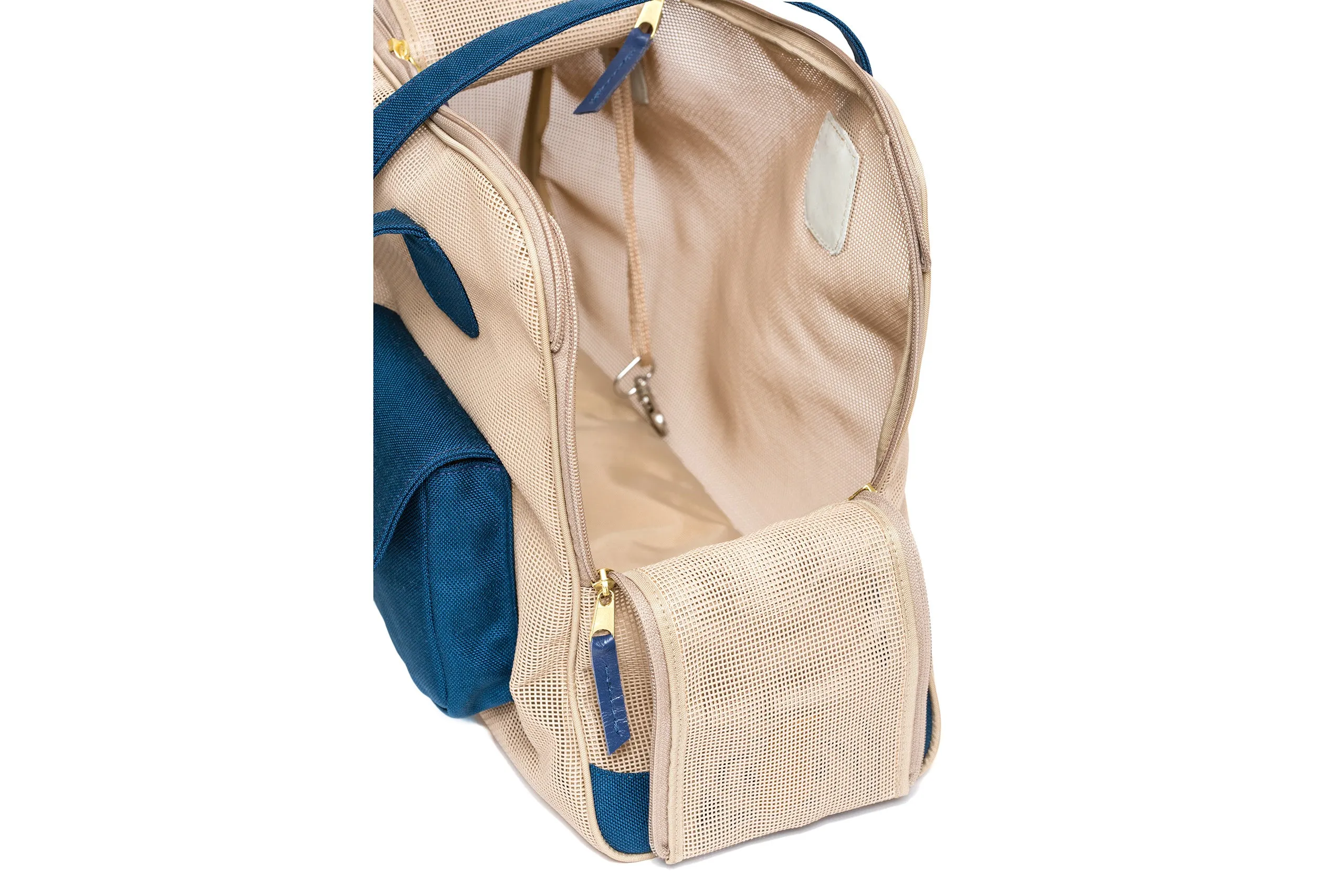 Spring/Summer - Beige w/ Blue Canvas - All Mesh - "See Through"