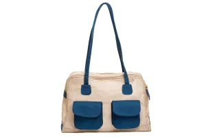 Spring/Summer - Beige w/ Blue Canvas - All Mesh - "See Through"