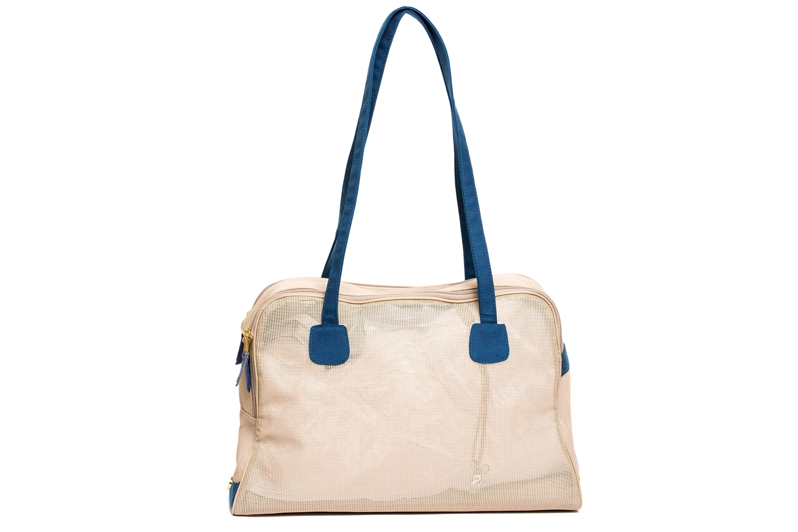 Spring/Summer - Beige w/ Blue Canvas - All Mesh - "See Through"