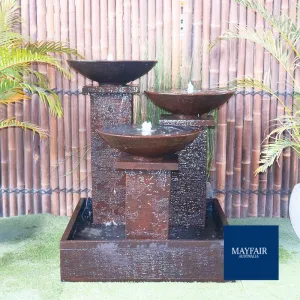 Triple Bowl Water Fountain