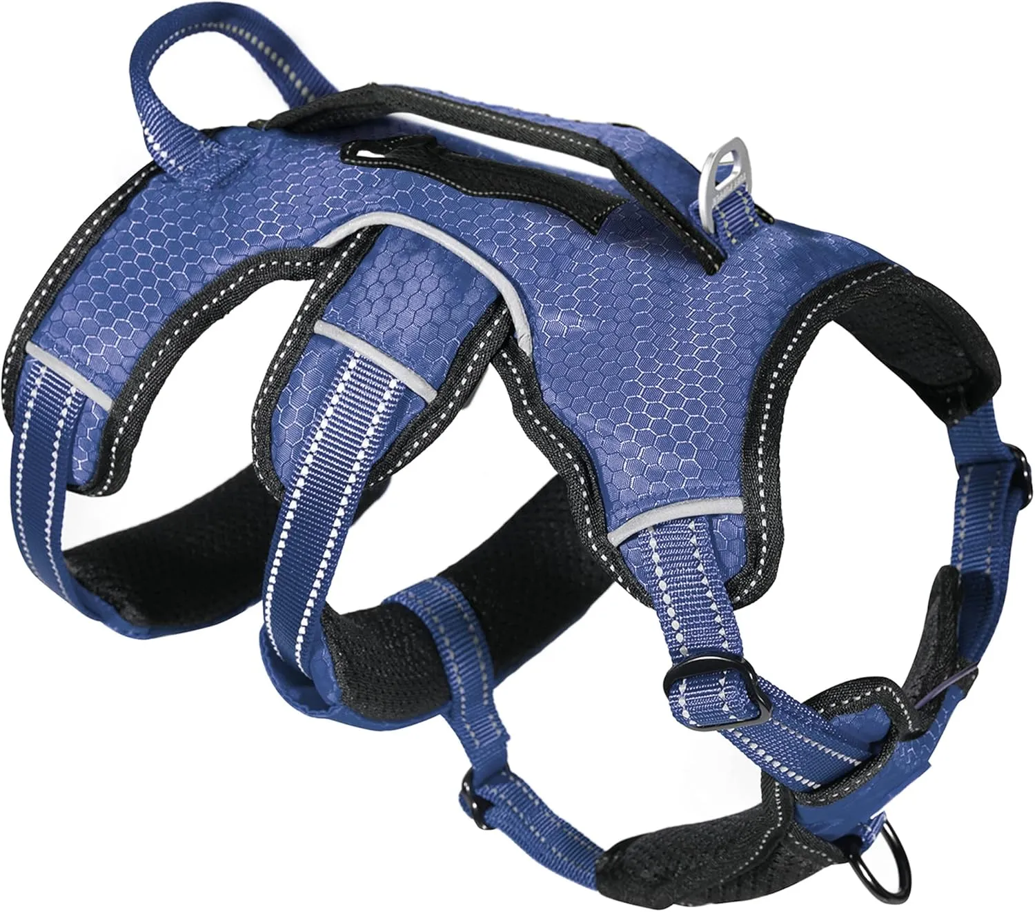 Tuff Pupper Escape Proof No Escape Dog Harness | 5 Point Adjustable Fit Harness for Dogs | Padded Dog Harnesses | Handle Dog Lift Harnesses