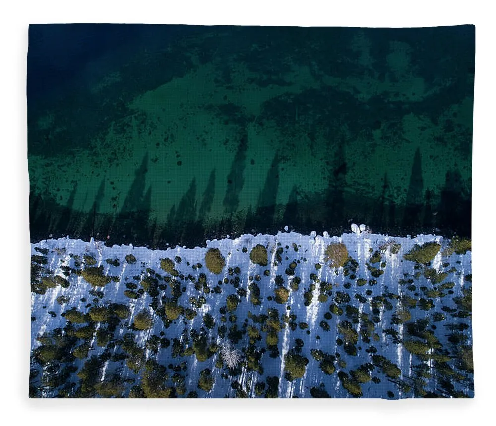 Winter Shores Aerial - Blanket
