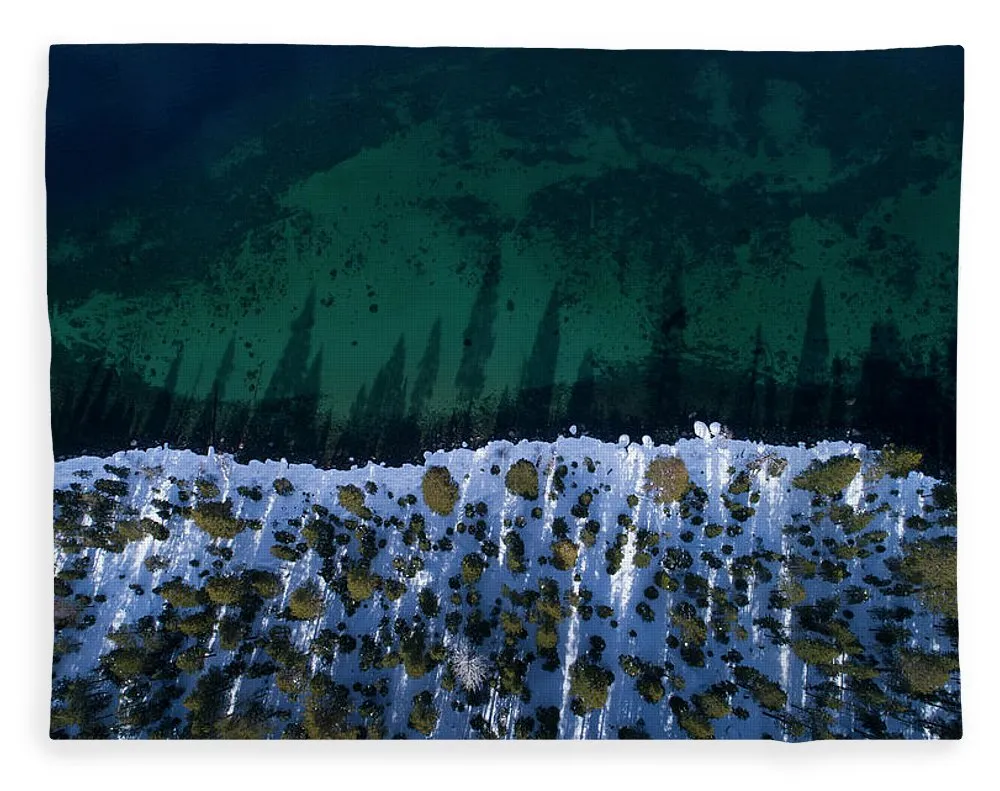 Winter Shores Aerial - Blanket